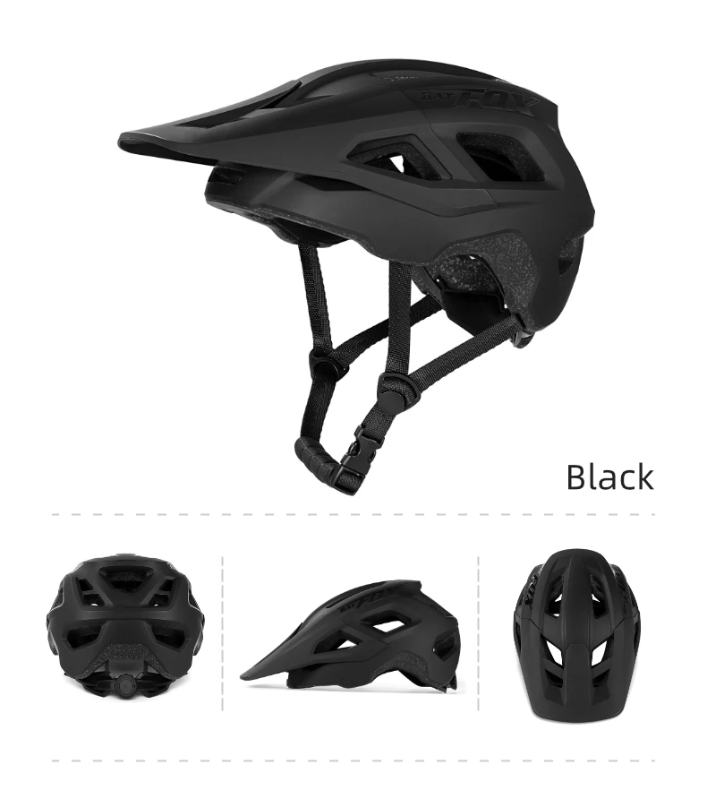 BATFOX MTB-Helm, Fahrradhelm, Integral geformter Helm, Capacete Fox, Casco Bicicleta, MTB-Mountainbike-Zubehör – Detail 14