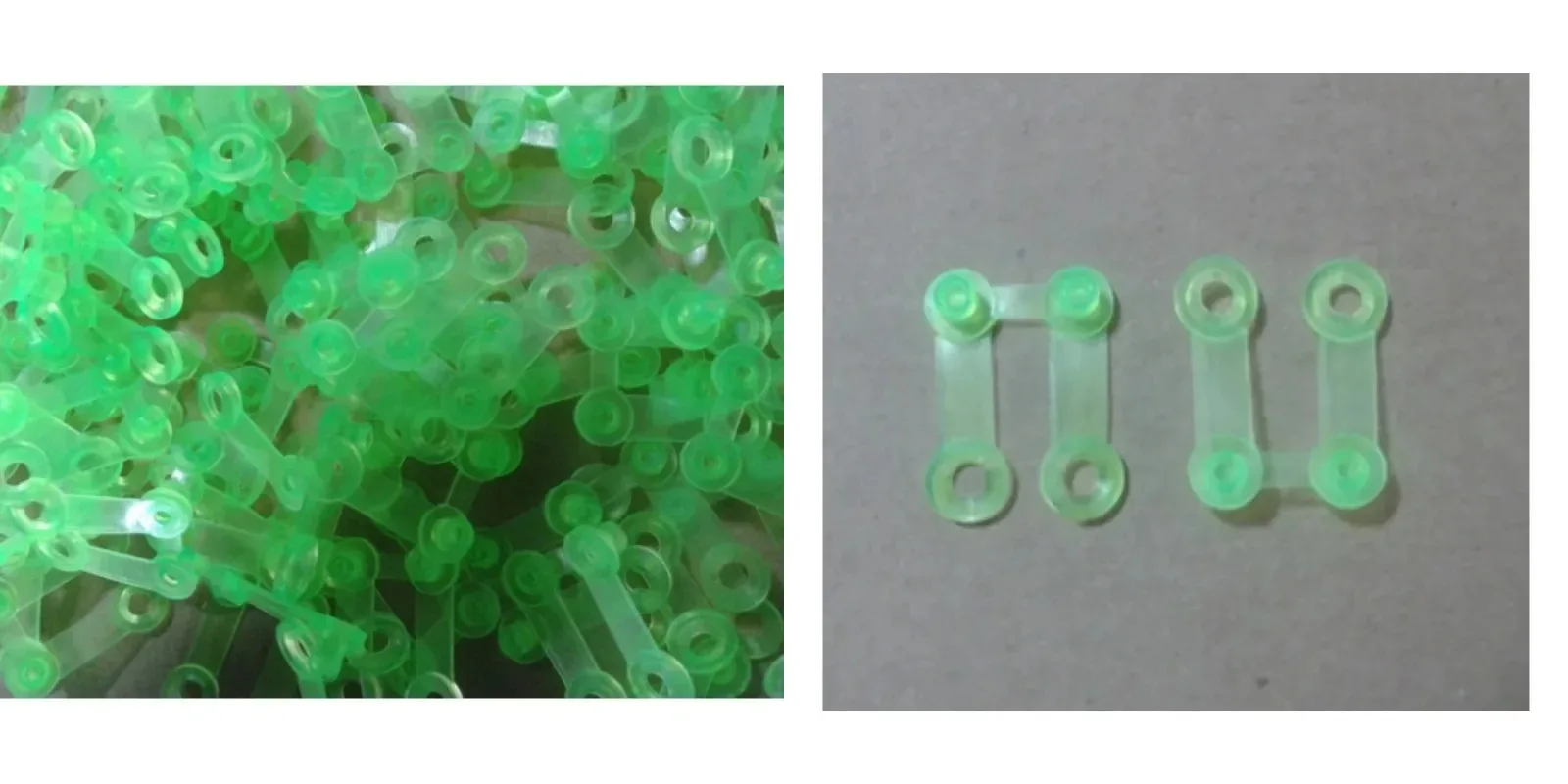 50Pcs Green Plastic Snap Card Buckle HG7714 Punch Card Clip Replacement Accessories Compatible With Brother Knitting Machine
