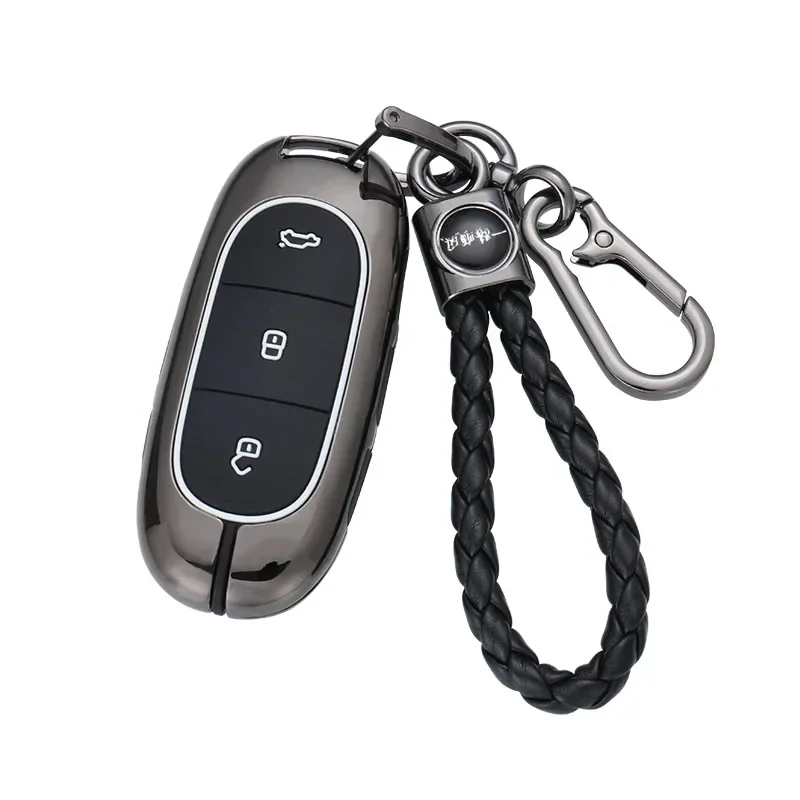 For LEADINGIDEAL L9 2022 all-inclusive metal remote control protection buckle for key case for men and women