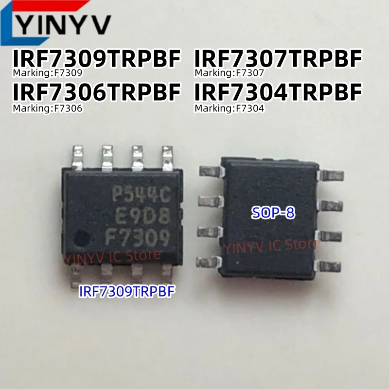 20Pcs IRF7309TRPBF F7309 IRF7309 IRF7307TRPBF F7307 IRF7307 IRF7306TRPBF F7306 IRF7306 IRF7304TRPBF F7304 IRF7304 SOP-8 100% New