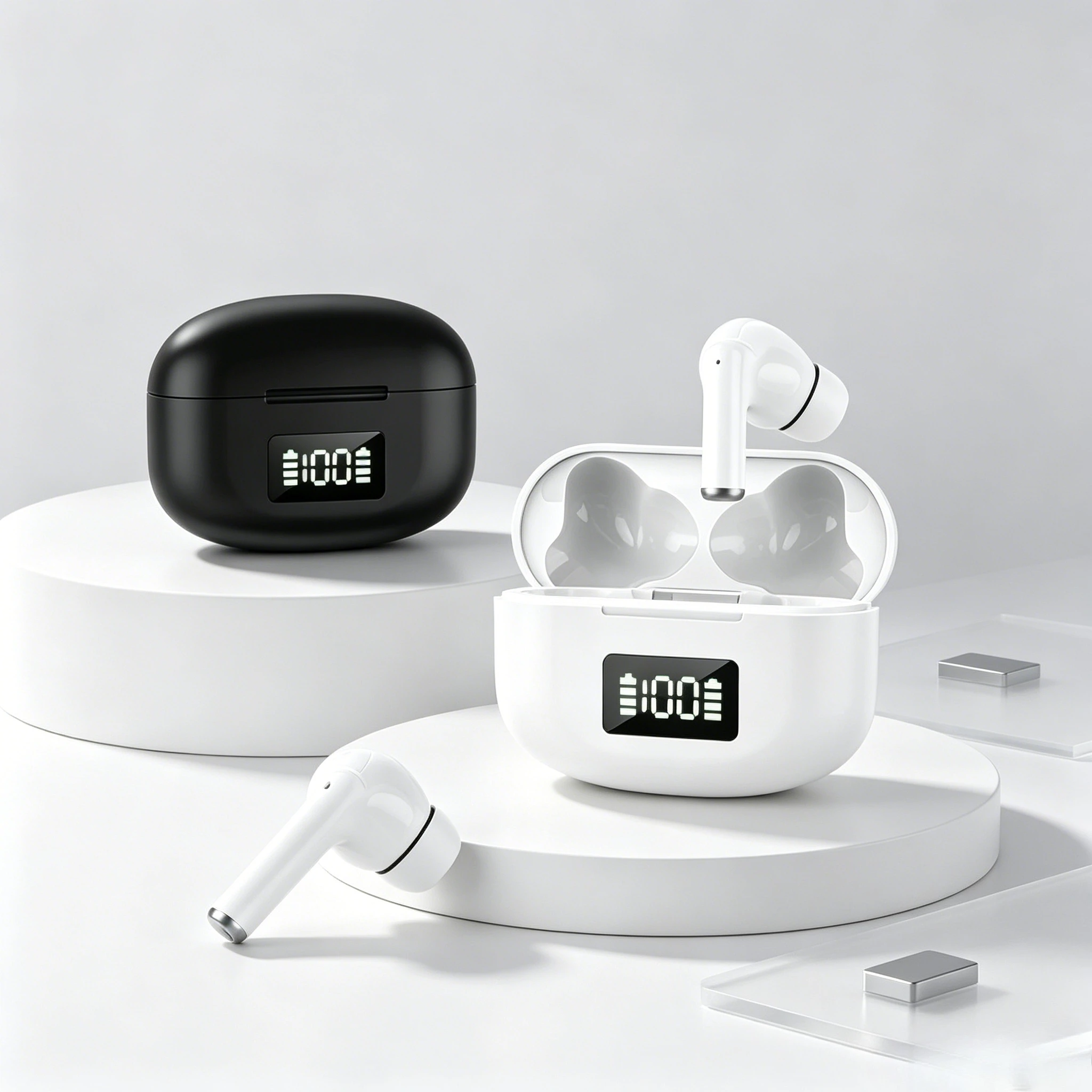 Fone De Ouvido Bluetooth Bluetooth Earbuds High-capacity Bluetooth Earphones Offer Extended Battery Life for Weekend Trips