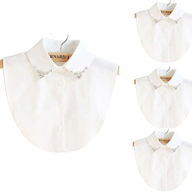 Elegant Women's Fake Collar Ornamental Faux Collar Vintage Style Female Shirt Collar Sweater Dress Collar Necklace
