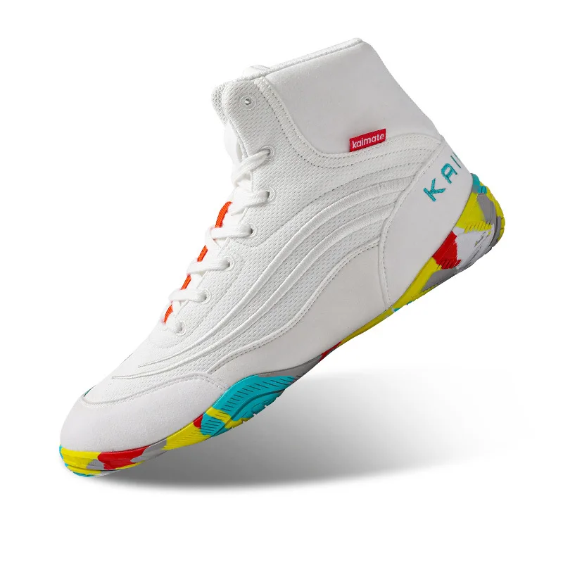 

Children's Freestyle Wrestling Shoes Men's and Women's Professional Boxing Taekwondo Fighting Rubber Non-slip Breathable