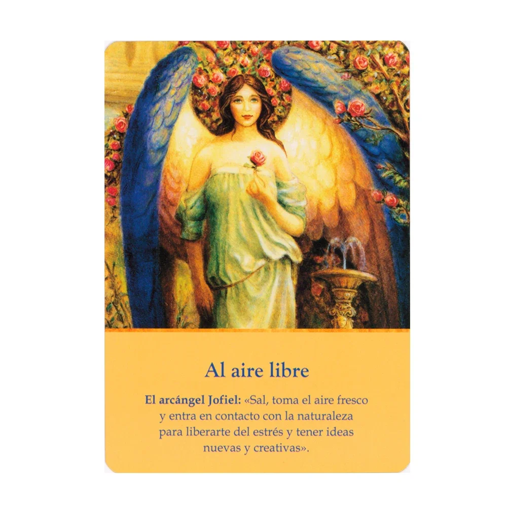 in Spanish Archangel Oracle Cards for Beginners Divinatory Cards Of The Archangels - 45 cards and Spanish guidebook