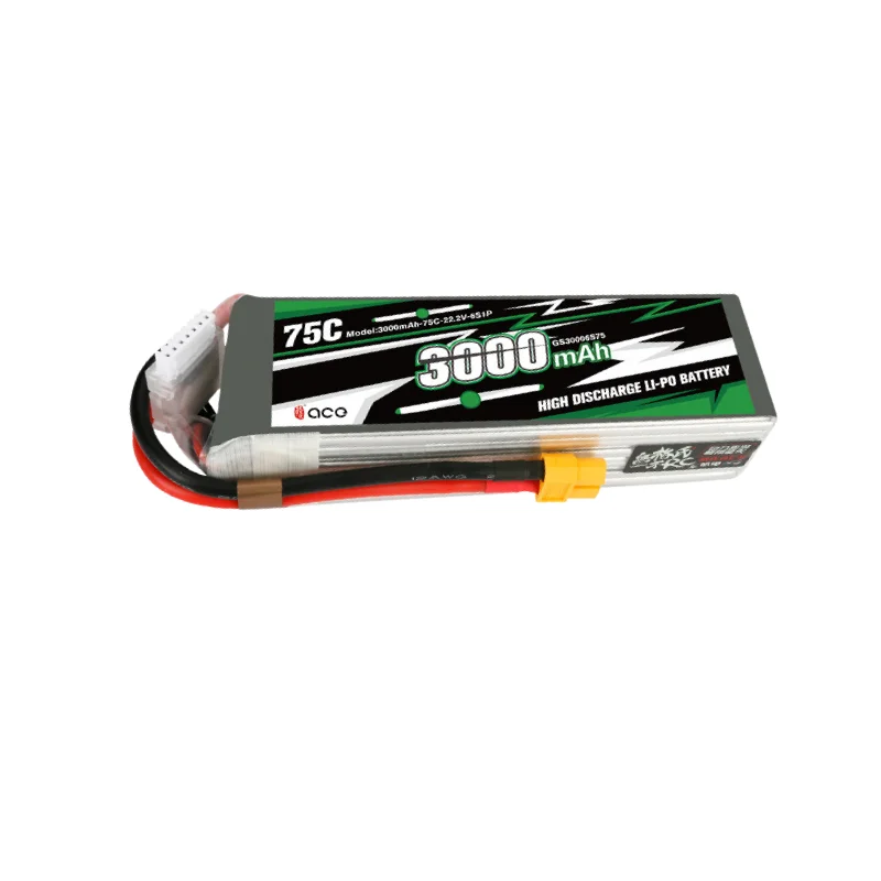NEW 1/3Pcs Gens ACE 22.2V Lipo Battery 3000mAh 75C For RC Helicopter Quadcopter FPV Racing Drone Parts 6S Battery