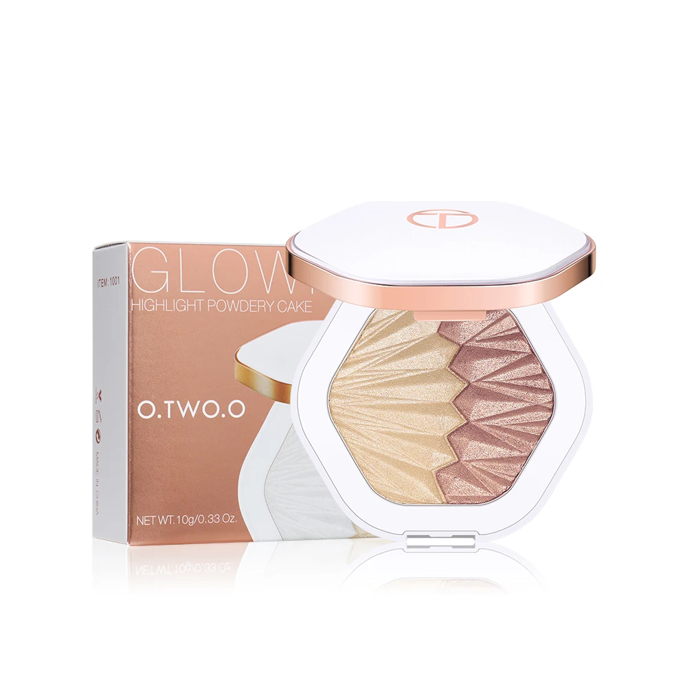 Shell Highlighter Makeup For Body Face Radiance Long Lasting Fluorescence Contouring Highlighters Pressed powder Bronzer sets