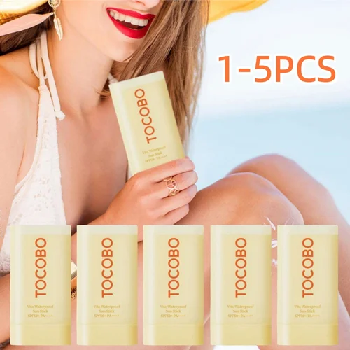 TOCOBO Vita Sun Stick Impermeable - SPF50+ PA++++, Iluminador, Hidratante para Adultos Espectos Protección UV Protector Solar Stick