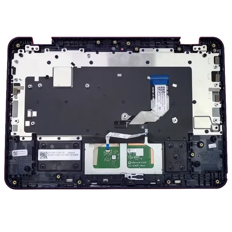 Palmrest الجديد + لوحة المفاتيح الأمريكية + لوحة اللمس 5M11C86130 لينوفو ويندوز 500 واط Gen3