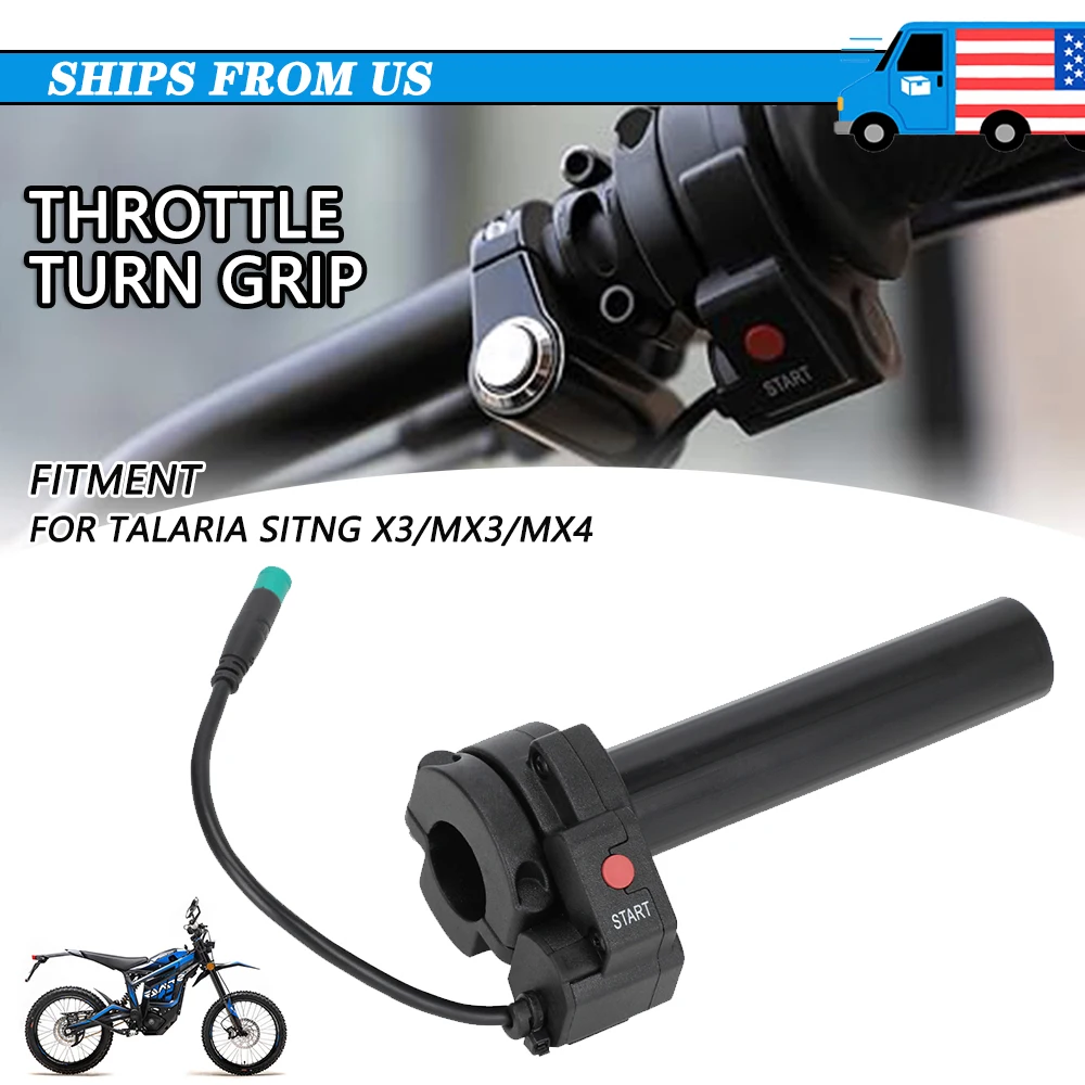 

Ручка поворота дроссельной заслонки, поворотная газовая ручка для TALARIA STING X3 MX3 MX4 MX5, аксессуары для мотоциклов, электрический электронный велосипед, алюминий