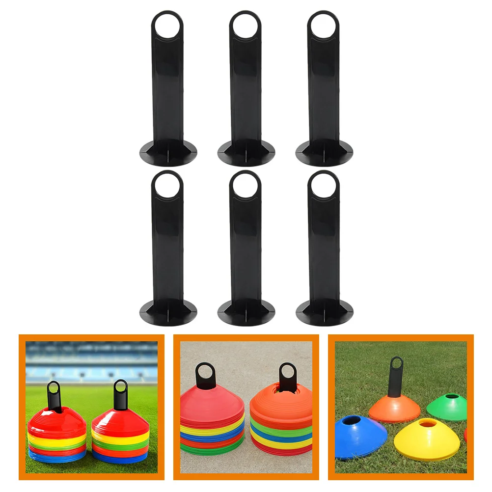 

Soccer Cones for Drills Football Training Stand Disc Holders Logo Plate Black Pp