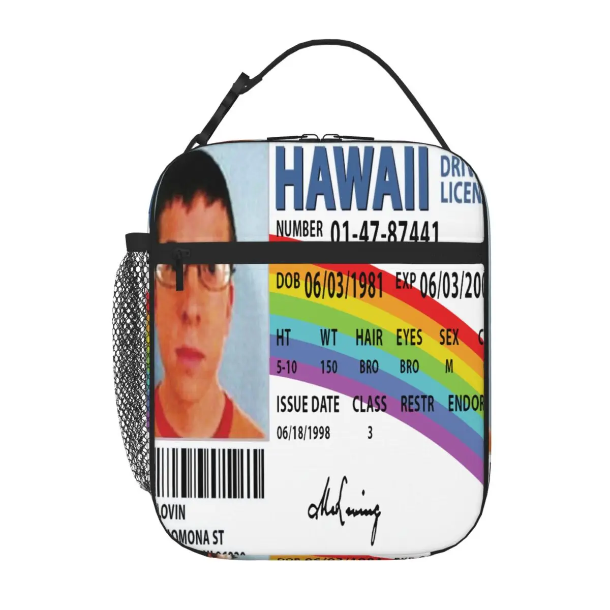 Hot Sale Mclovin Multi Pocket Camping Lunch Bag Road Trip Reusable Lunch Bag