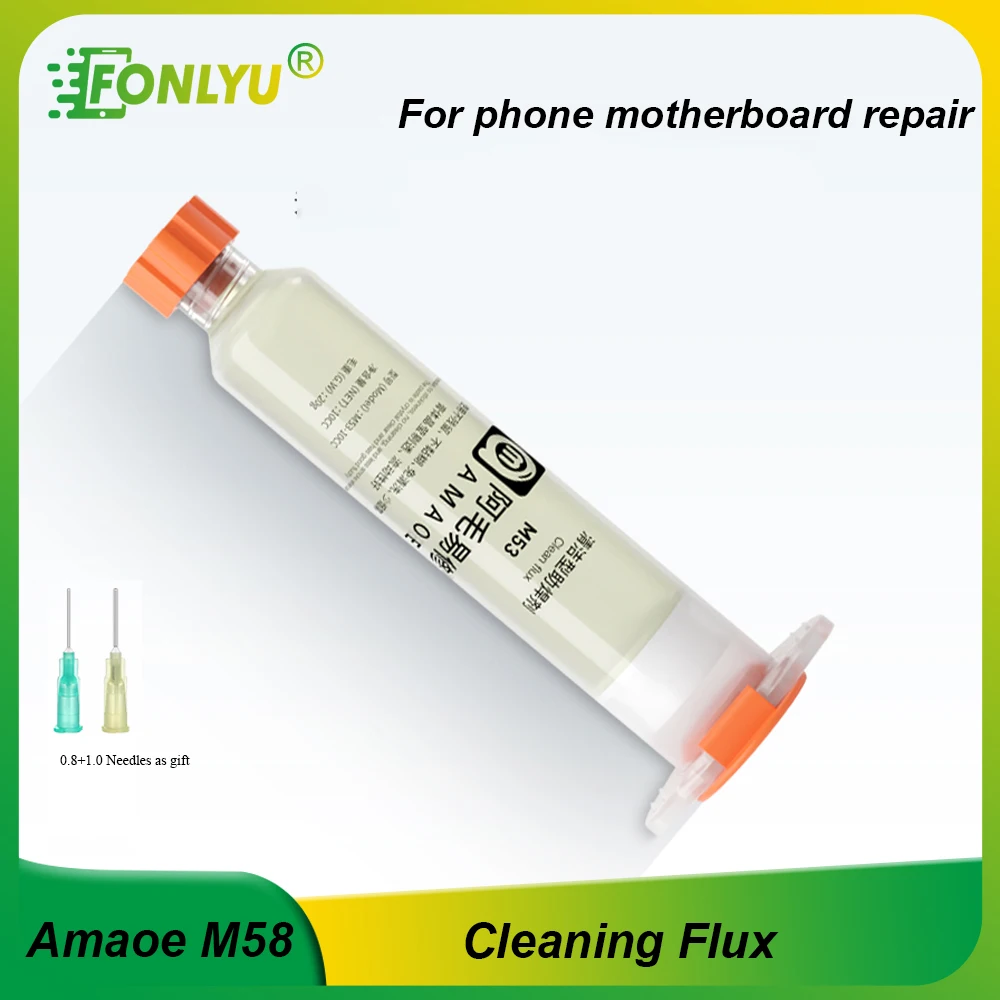 Amaoe m53 fluxo de solda especial multiuso sem limpeza para soldagem de aço níquel cobre ferro pcb bga smd ferramentas de reparo da placa-mãe