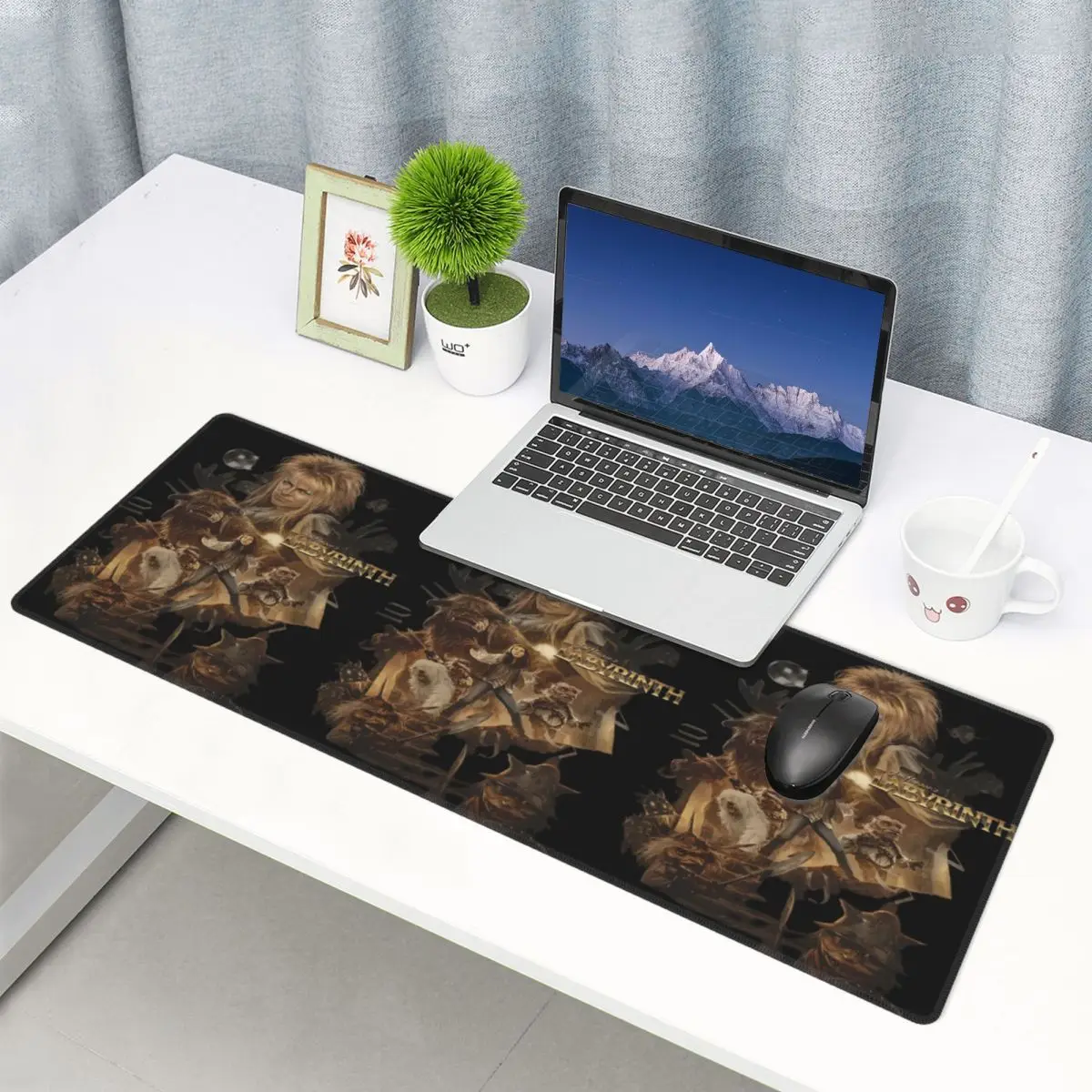 Large Mouse Pad Labyrinth Funny Vintage Movie Legend Gamer PC Laptop Mats Keyboard Carpet Computer Gaming Desk Mat