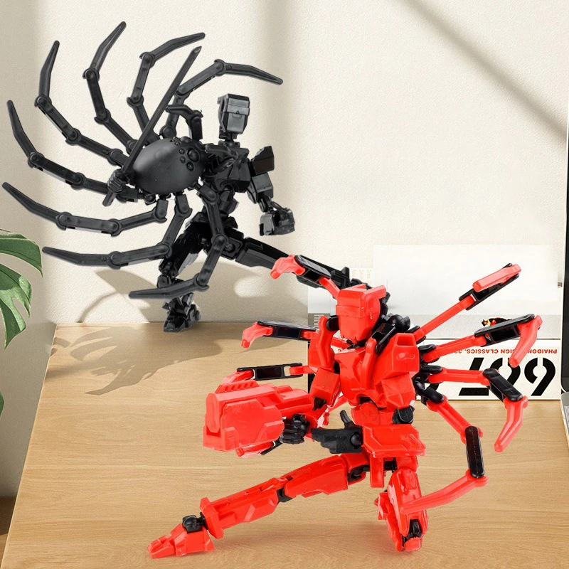 Diy aranha manequim figura de ação 13 multi-articulado móvel shapeshift robô 3d impresso montagem modelo brinquedos para crianças adulto