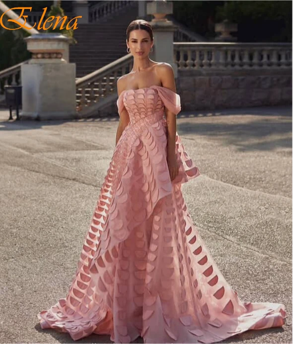 

Customized A-Line Boat Neck Cap Sleeve Short Sleeves Delicate Evening Dress Elegant Celebrity Gowns High Quality Party Dress