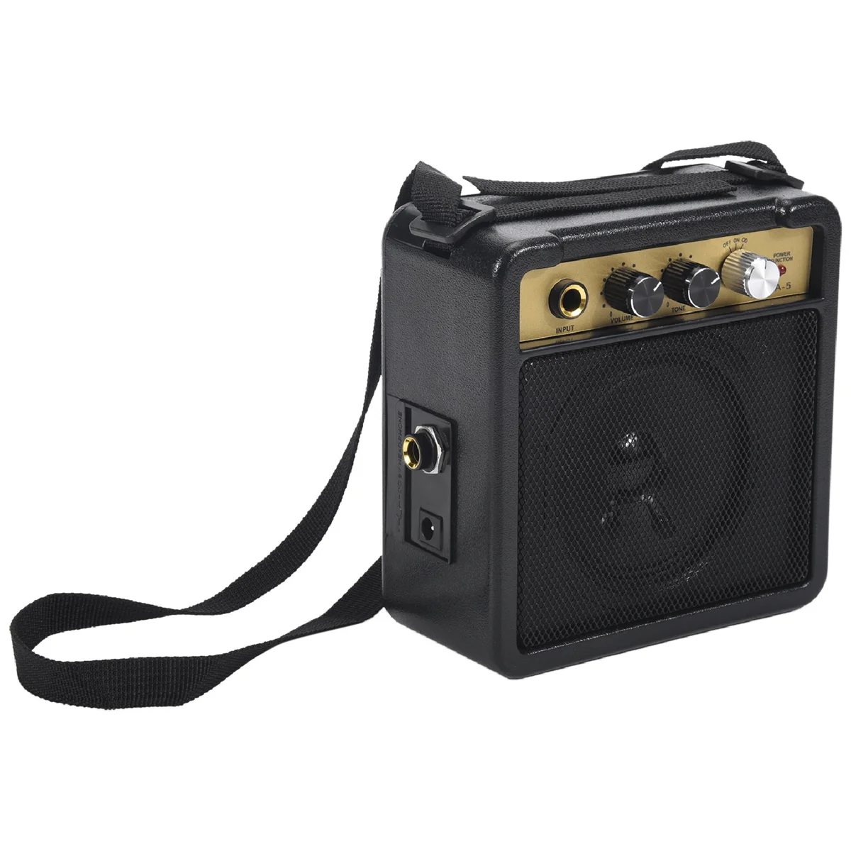 

B27B Mini Guitar Amplifier Amp Speaker 5W with 6.35mm Input 1/4 Inch Headphone Output Supports Volume Tone Adjustment