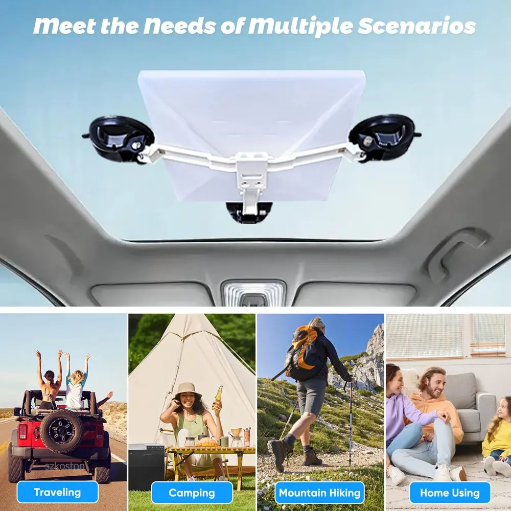 Para starlink mini carro ventosa kit de montagem para starlink mini internet carro janelas & tetos solares rvs barcos aviões