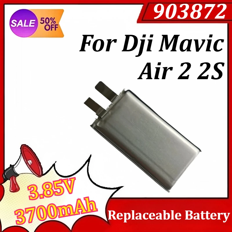 

New 903872 3.85V 3700mAh Replaceable Battery for Dji Mavic Air 2 2S 15C Cell Flight Drone Battery