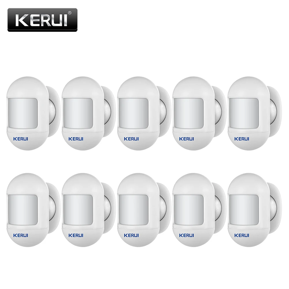 KERUI 10pcs/lot P831 PIR Motion Detector Home Security Wireless Mini Size Infrared Motion Sensor For W181 G18 W20 Alarm System