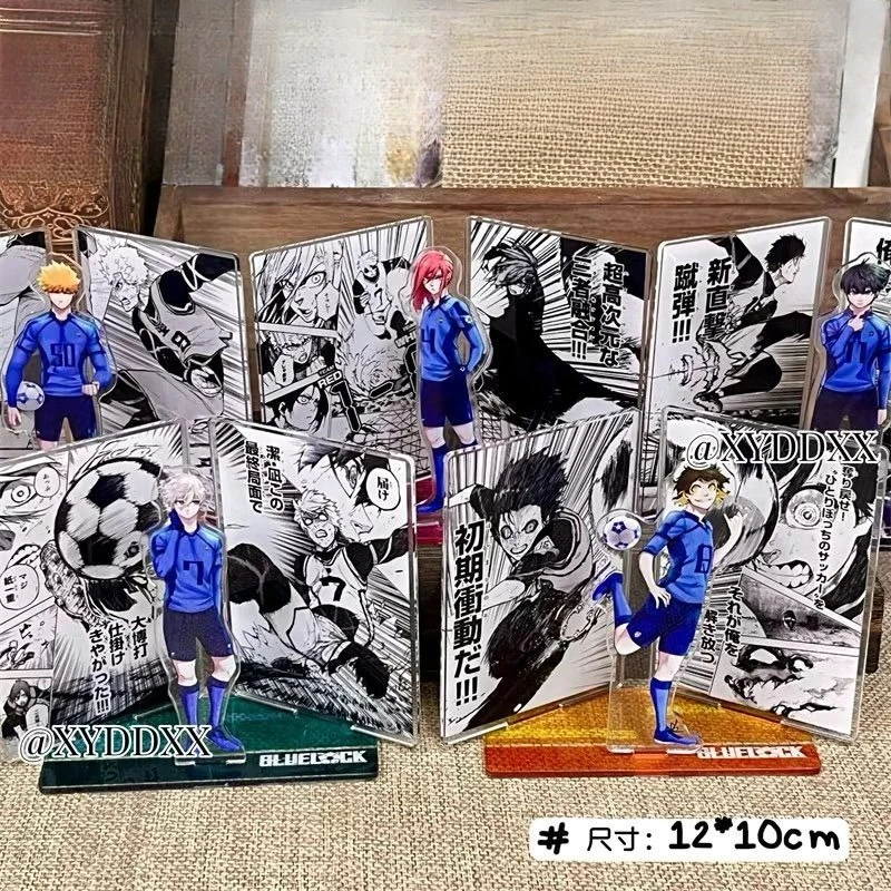 BLOCCO BLU Acrilico Stand Figura Nagi Seishiro Isagi Yoichi Anime Periferica Moda Scena squisita Acrilico Desktop Ornamento Nuovo