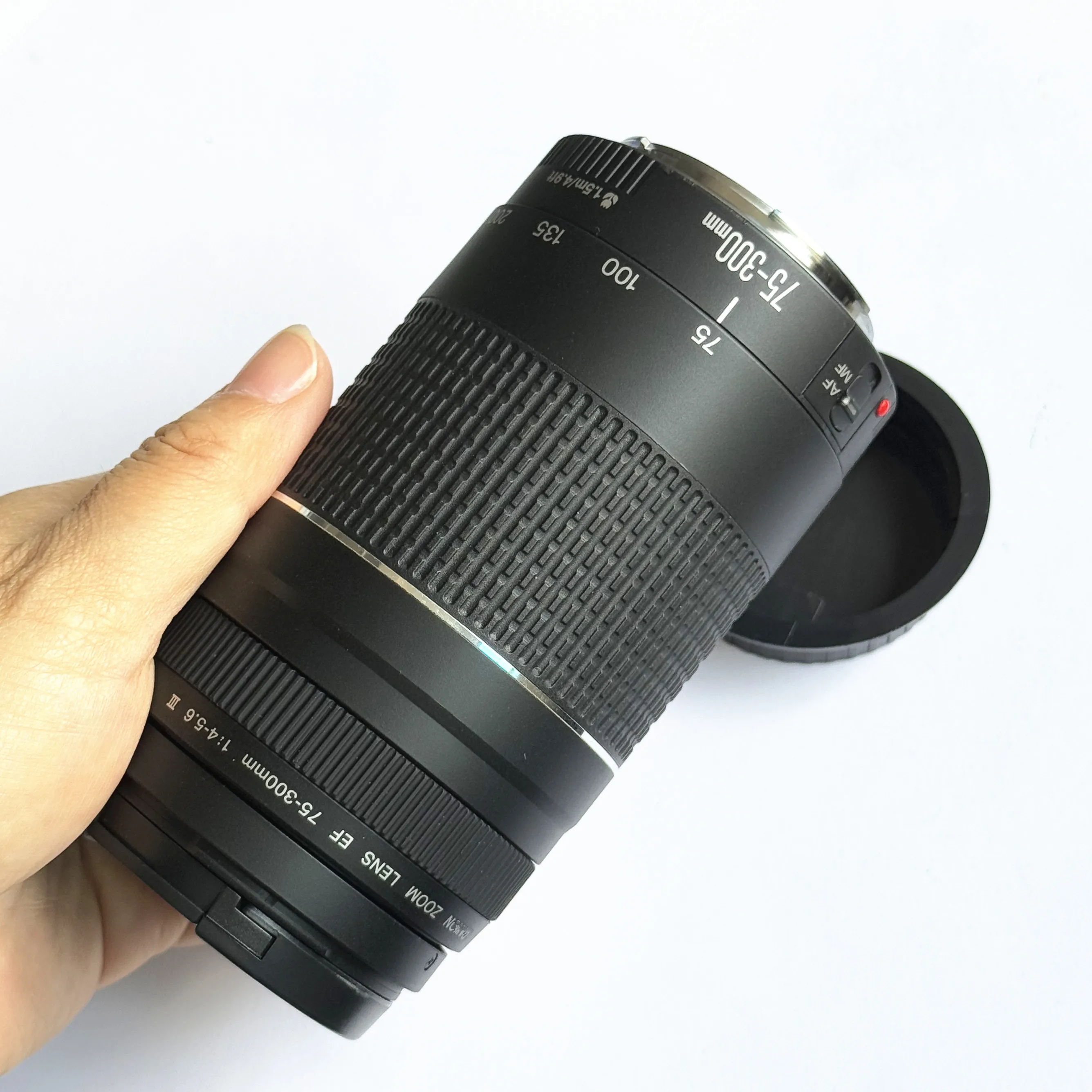 for Canon Original EF 75-300mm F/4-5.6 III telephoto lens For Canon EOS 1300D 650D 700D 60D 70D 80D 6D 7D 5D2 5D3 T3i T5i T6