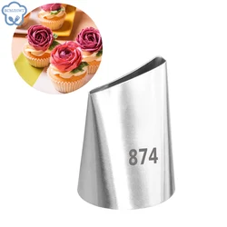 1PCS Large Rose Icing Piping Nozzles For Decorating Cake Baking Cookie Cupcake Piping Nozzle Stainless Steel Pastry Tips #874