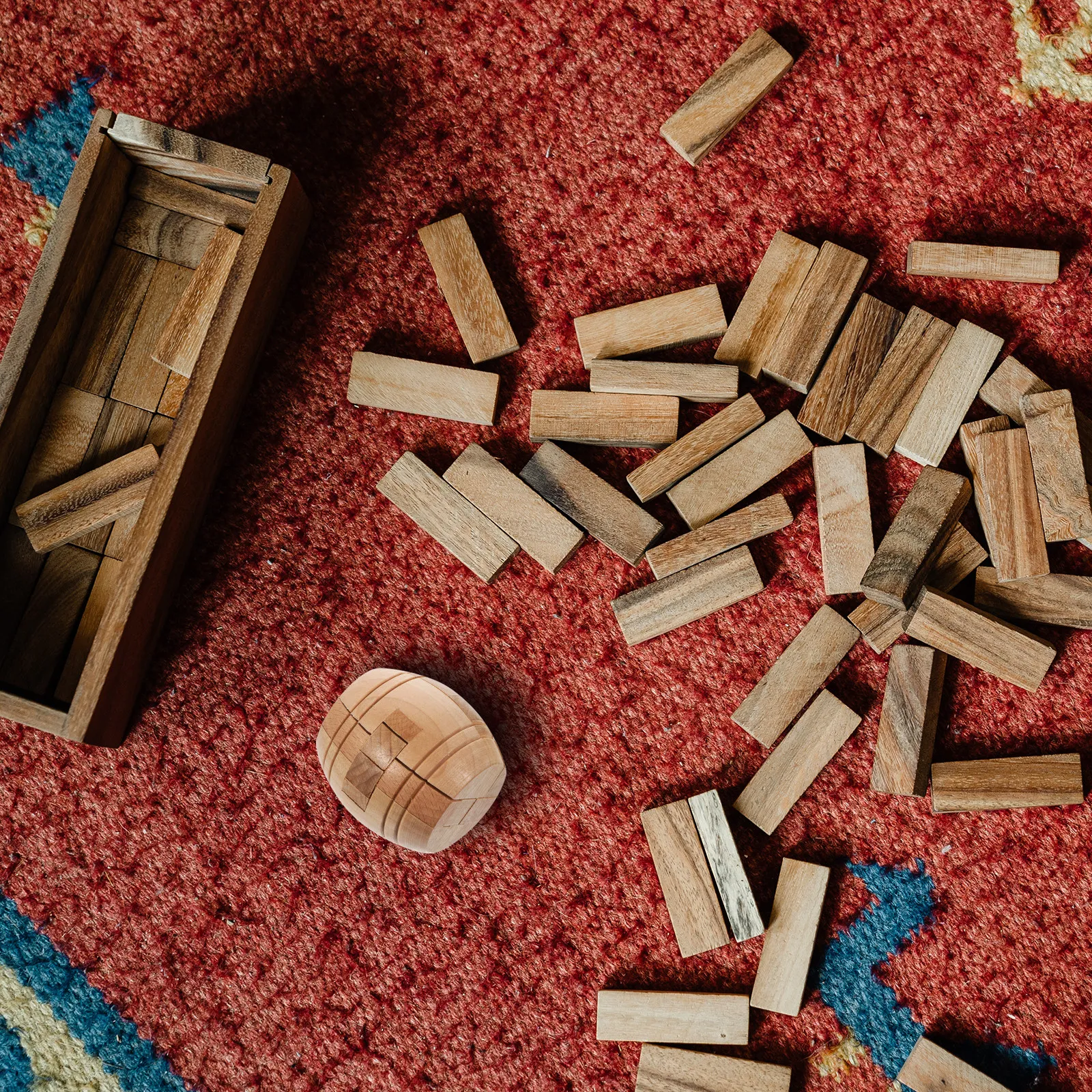 

1Pcs Wooden Ming Lock Puzzle Luban Lock Brain Teaser Barrel Improve Logic Thinking Hand Skills Puzzle Toy Intellectual Toy