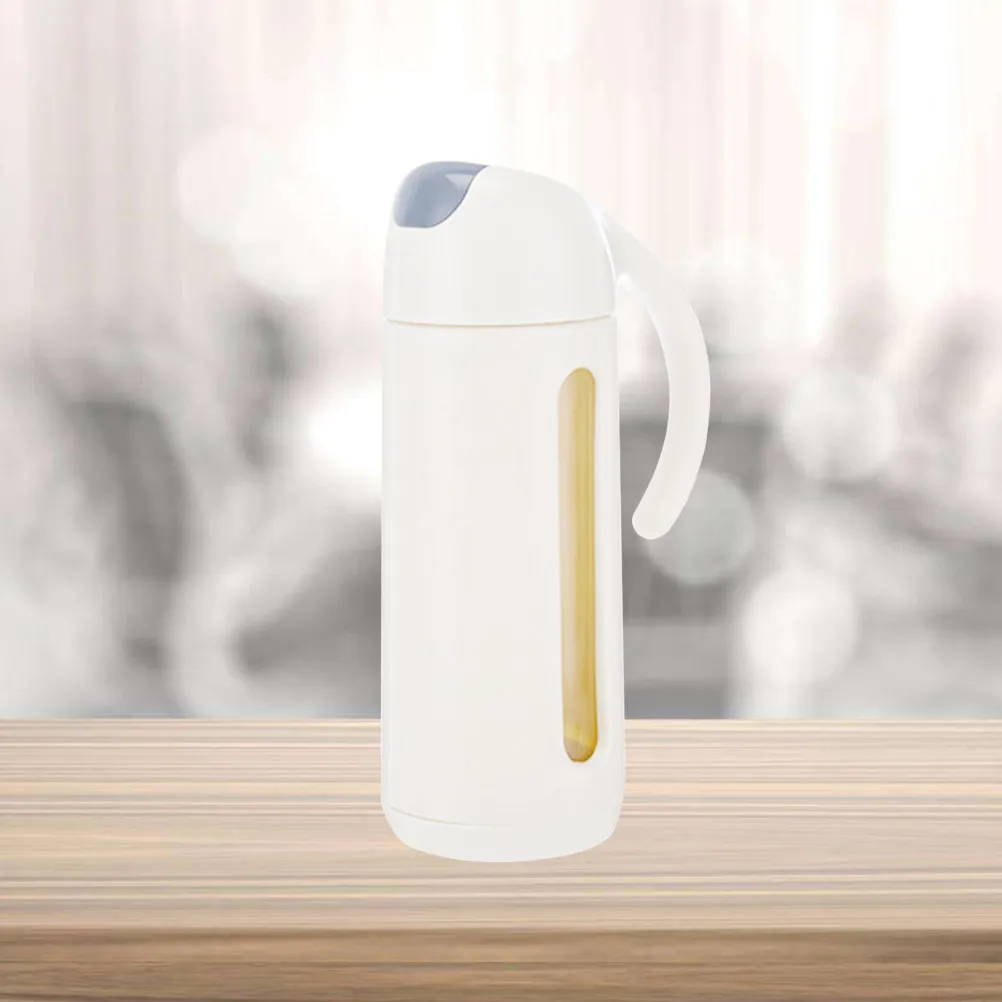 Olive Oil Dispenser Auto Flip Glass Bottle Borosilicate Non Drip Leak Proof Rotatable Cap One Handed Pouring Dust Insect
