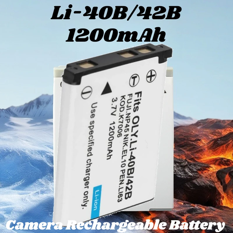 LI-40B LI-42B Replace Battery NP-45 EN-EL10 NP-80 Camera Battery for Olympus for X-600 D-630 Fe-20 Fe-150 FE-220 FE-240 FE-300