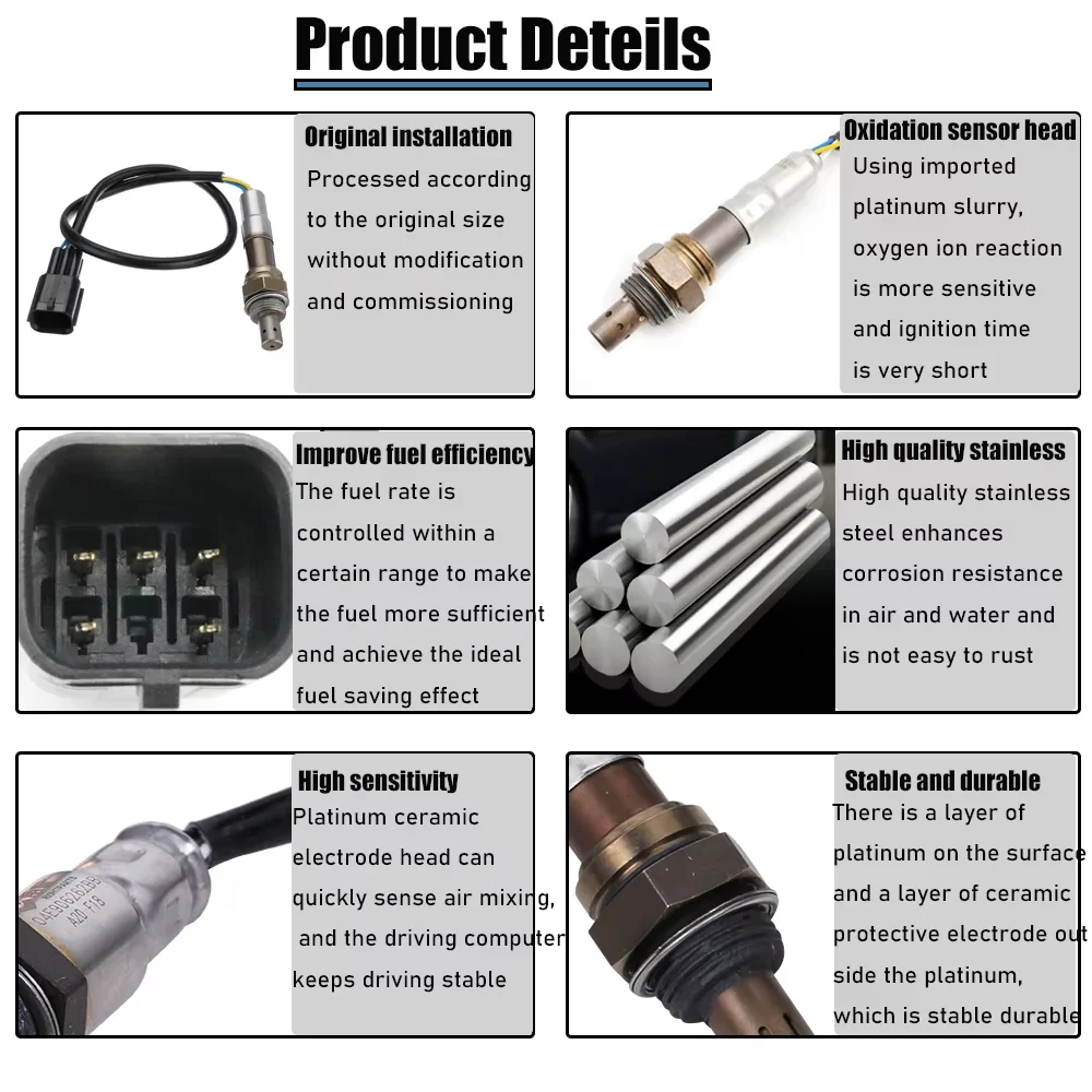LFN7-18-8G1 مستشعر الأكسجين بنسبة الوقود الهواء لمازدا3 2.0L 2.3L 2006-2009 مازدا 5 2.3L 2008-2010 LFL7-18-8G1B