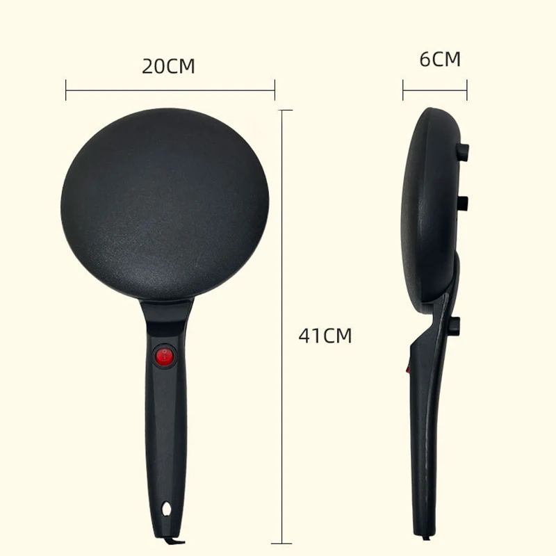 Electric Crepe Maker 220V Pizza Pancake Machine Non-Stick Griddle Baking Pan Cake Pizza Machine Kitchen Appliance Cooking Tools