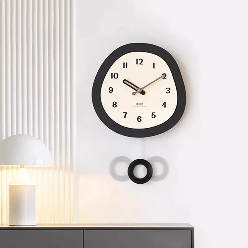 Battery Digital Small Clock Unique Aesthetic Wall Minimalist Clock Decoration Wall Design Relógio Parede Stylish Wall Clock