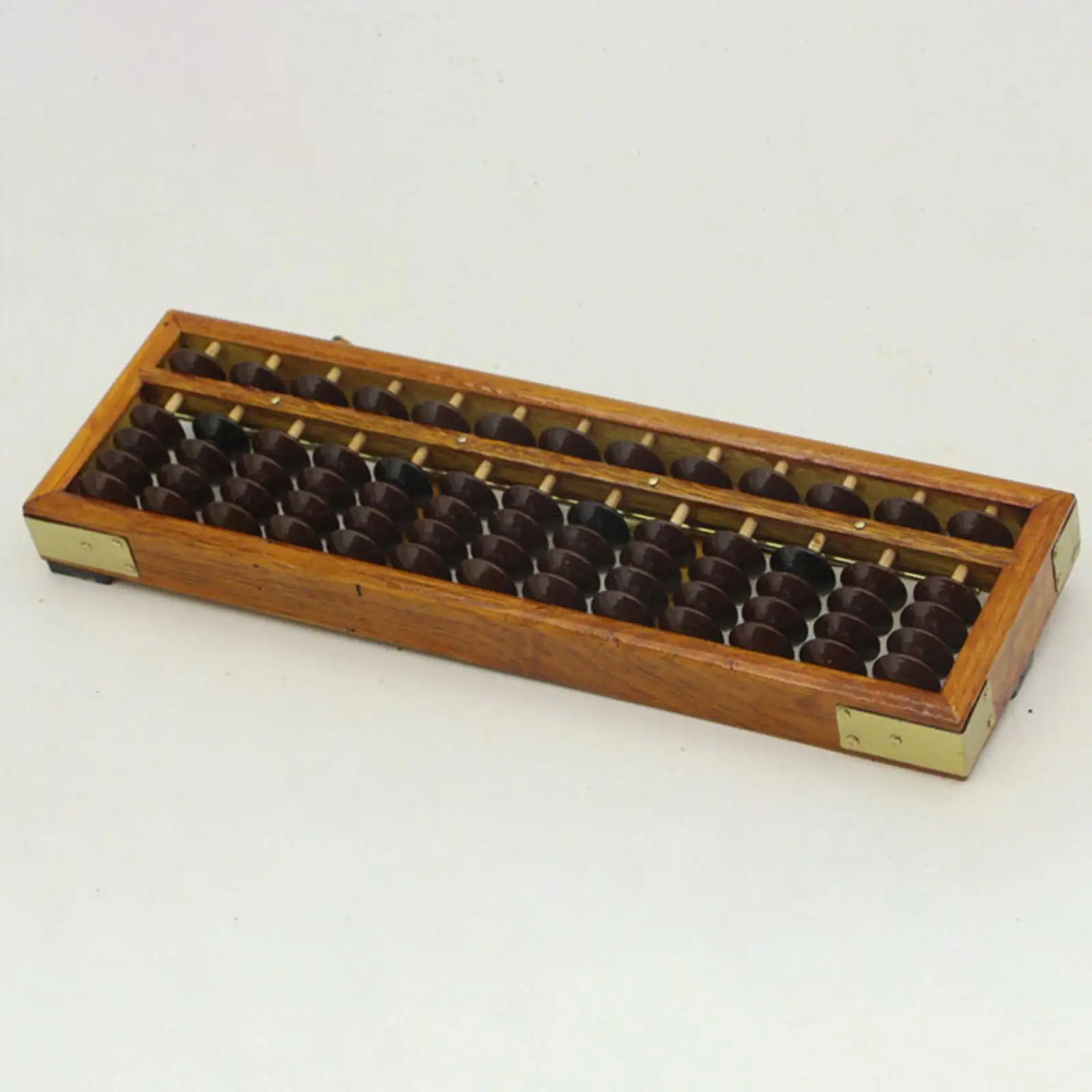 Wooden Abaco for Children 13 Digits Counting Calculator Math Learning Montessori Educational Beads Tool view 4