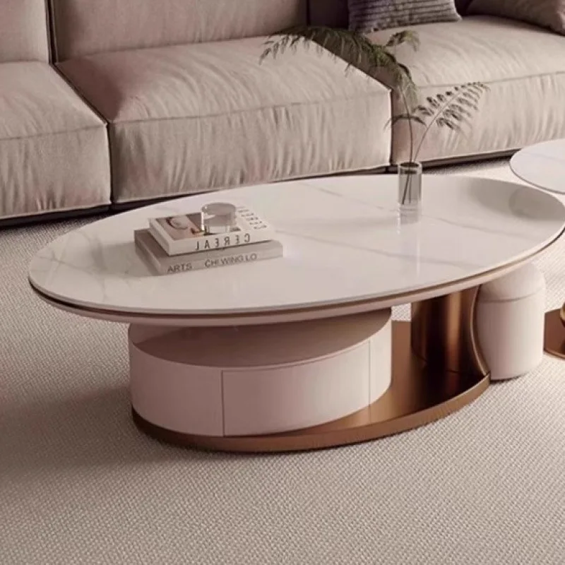 Luxury Nordic Coffee Table Modern Designer Aesthetic Unique Fashion Creative Side Table Lounge Mesa Auxiliar Salon Furniture