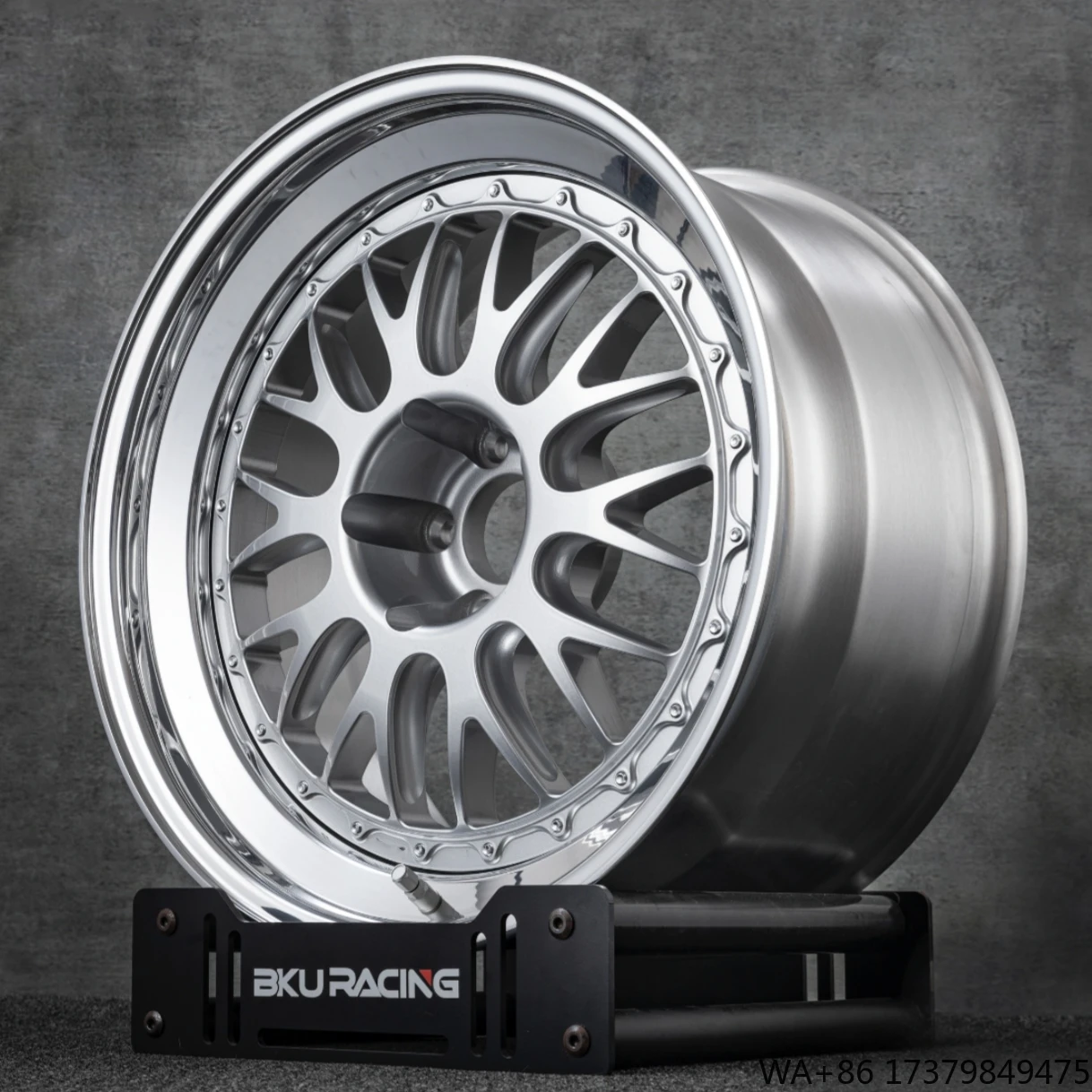 

E88 Кованый 3-х шт. для BMW E90 E46 M3 E60 E92 F10 F80 F87 M2 18 19-дюймовый автомобильный обод из сплава серебра 5X120 с двойной ступенькой