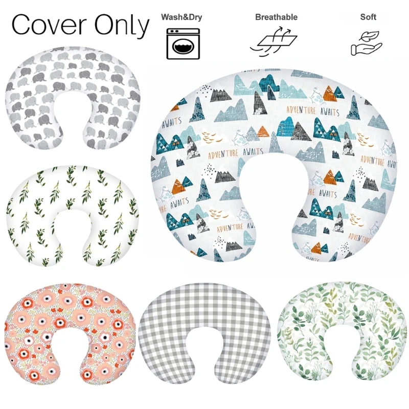 

Baby Pillow Cover Pillow Slip Cushion Cotton Pillow Covers for Newborns Infant Breathable Pillowcase Washable