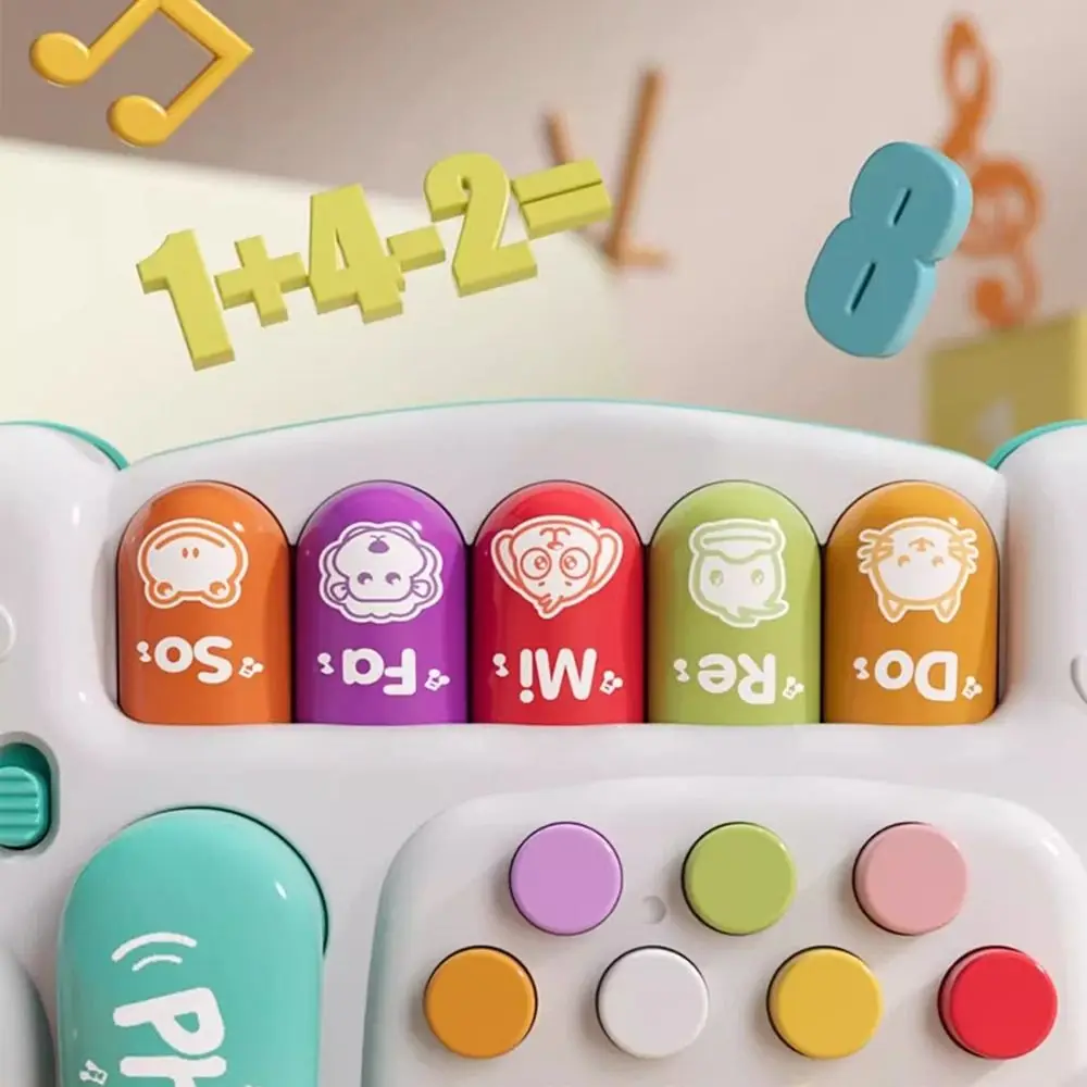 16 in 1 หมุนเพลงคีย์บอร์ดเปียโน Interactive Creative Baby Music เปียโนของเล่นเครื่องดนตรีพร้อมแสงเสียง