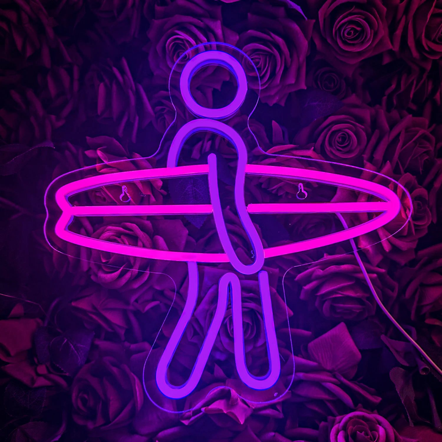 Surf maßge schneiderte Neonlicht ästhetischen Shop Home Art Anniversar Paar Höhle Wand dekoration ästhetische LED-Zeichen leuchtende Buchstaben