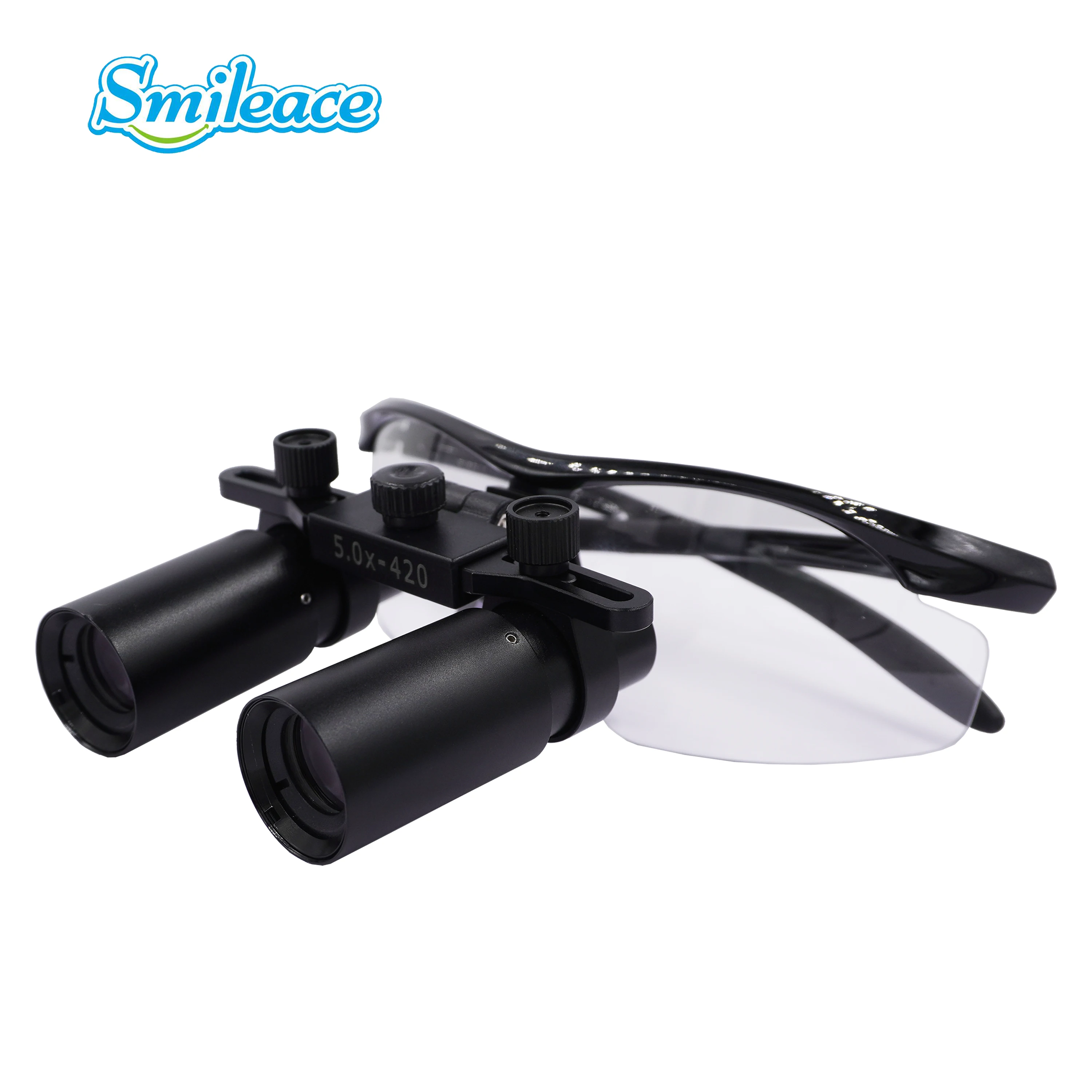 5X 6X Loupes Surgical Head Light Dental Lamp Glasses Dental Medical Binocular Magnifier High Magnification for Dentistry Lab