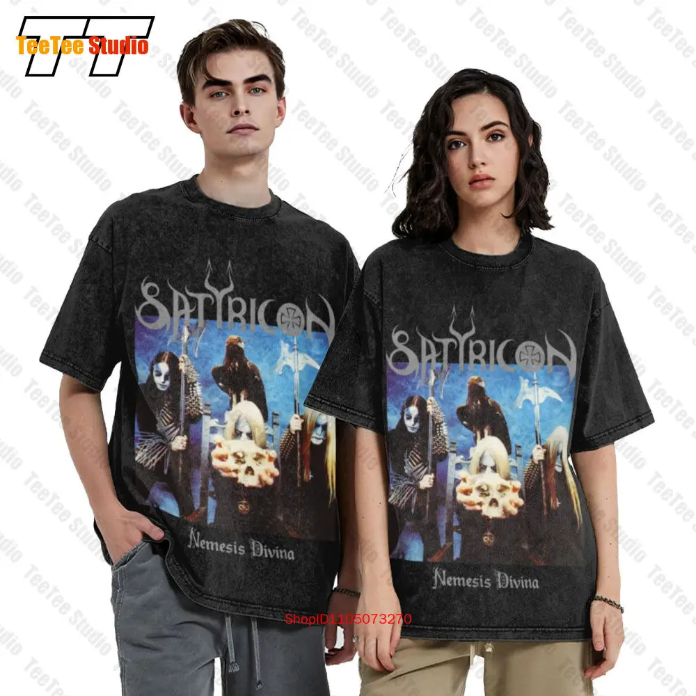 Satyricon Nemesis Divina 1996 Vintage Oversized T-Shirt 8Z5Z