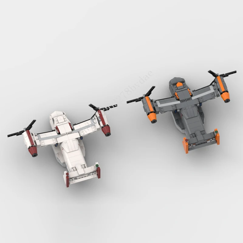 

1087 шт. MOC на заказ пазлы Osprey самолет собранный праздничный самолет креативные игрушки подарки на Рождество и день рождения для детей в возрасте