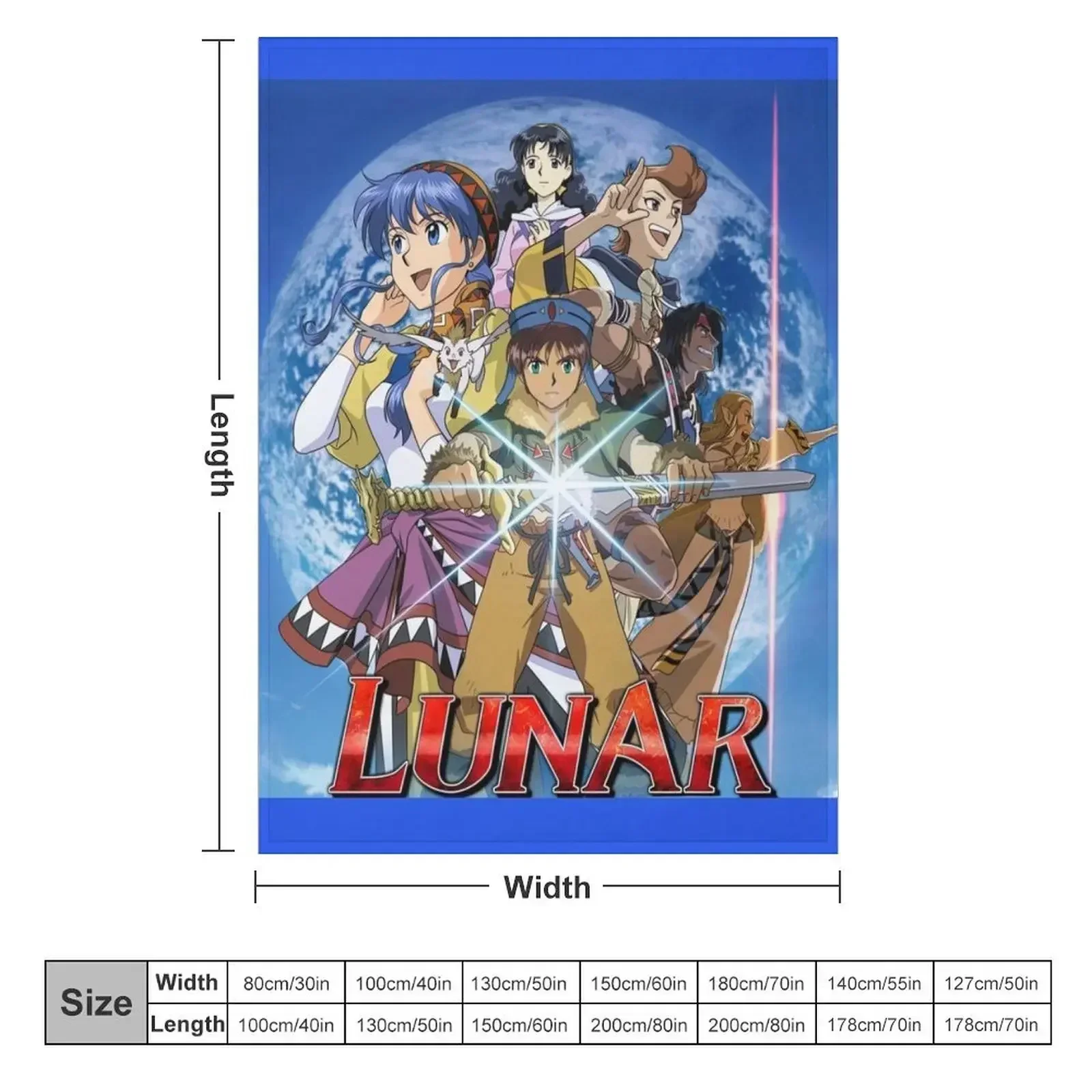 Lunar: The Silver Star Throw Blanket Winter beds Soft Plush Plaid Blankets For Baby Hair Blankets