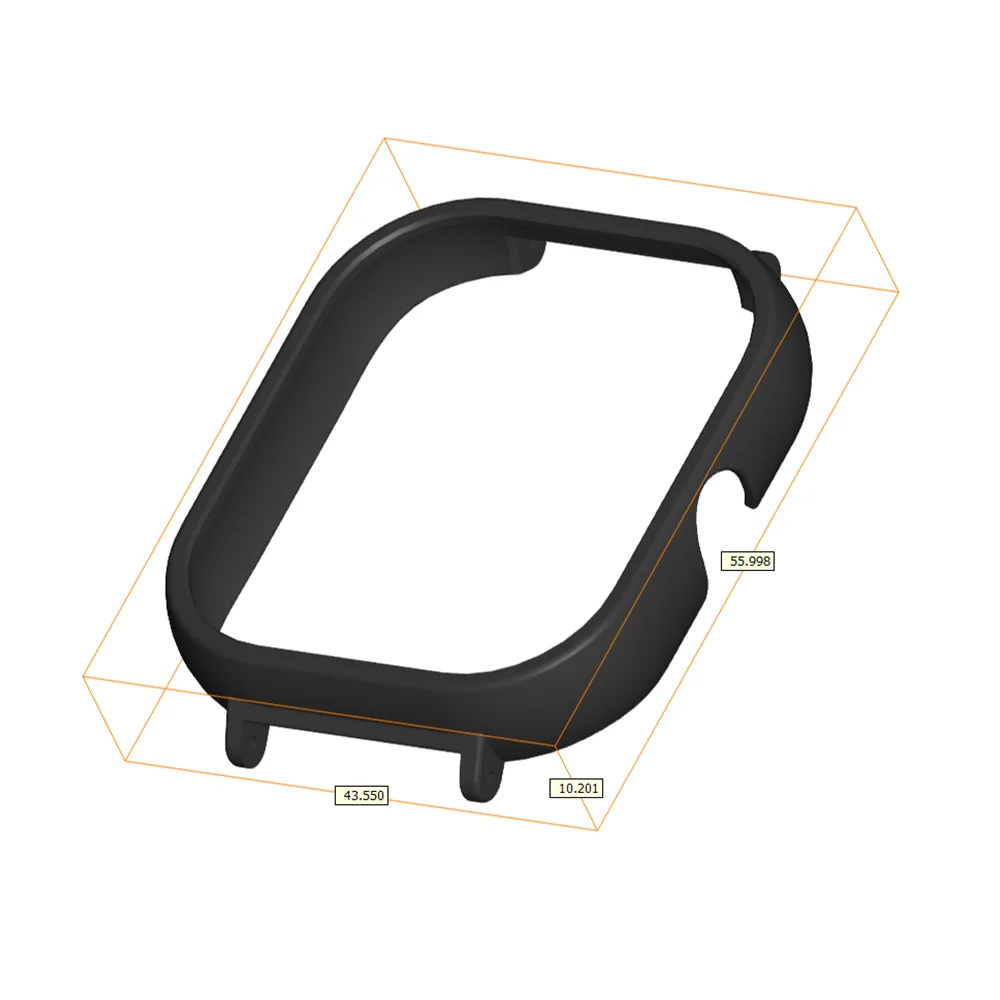 PC Hard Case for vivo watch GT 2 Shell Protective Cover Hollow Out connecting case to 20mm Strap