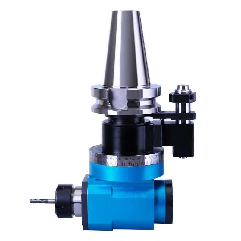 

Станок с ЧПУ 90-градусный BT30 BT40 BT50 Угловая головка Горизонтальная фрезерная головка AG90-ER16/ER20/ER32/ER40 Угловая головка 90 градусов