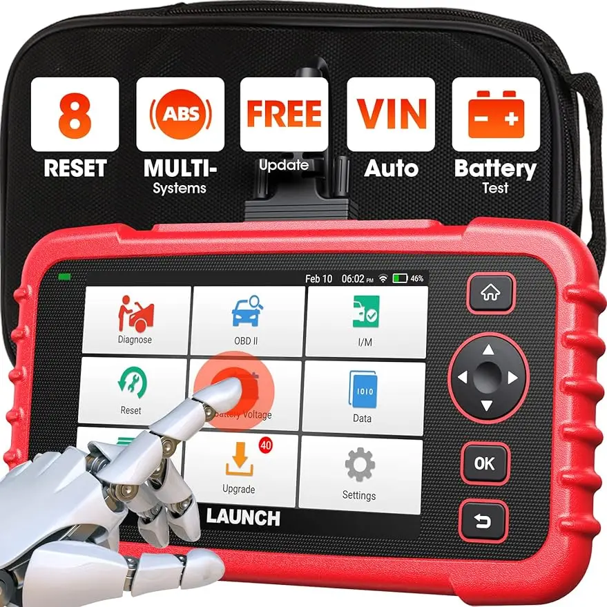 

LAUNCH OBD2 Scanner,2023 Newest CRP129X Elite Scan Tool, 8 Reset TPMS/Oil/EPB/SAS/BMS/Throttle Reset,Injector Coding, Lifetime F