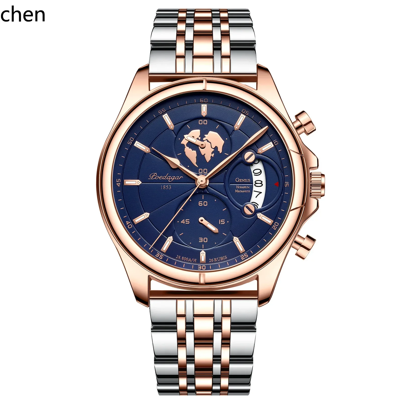 multifunctional men's watch waterproof quartz watch