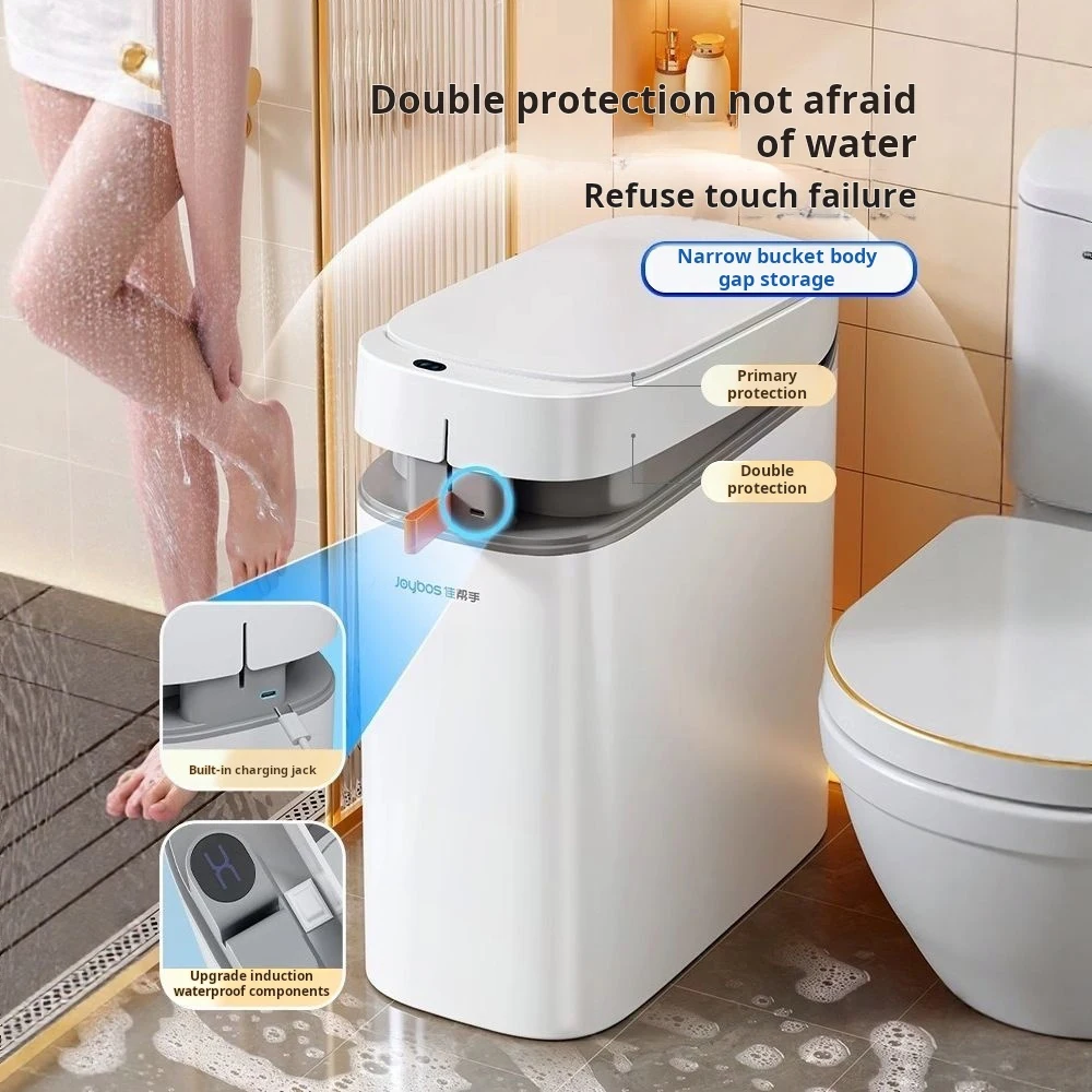 Smart Sensor Trash Can  Rechargeable Auto Adsorption Bag Garbage Can For Toilet Living Room Kitchen Household Items view 4