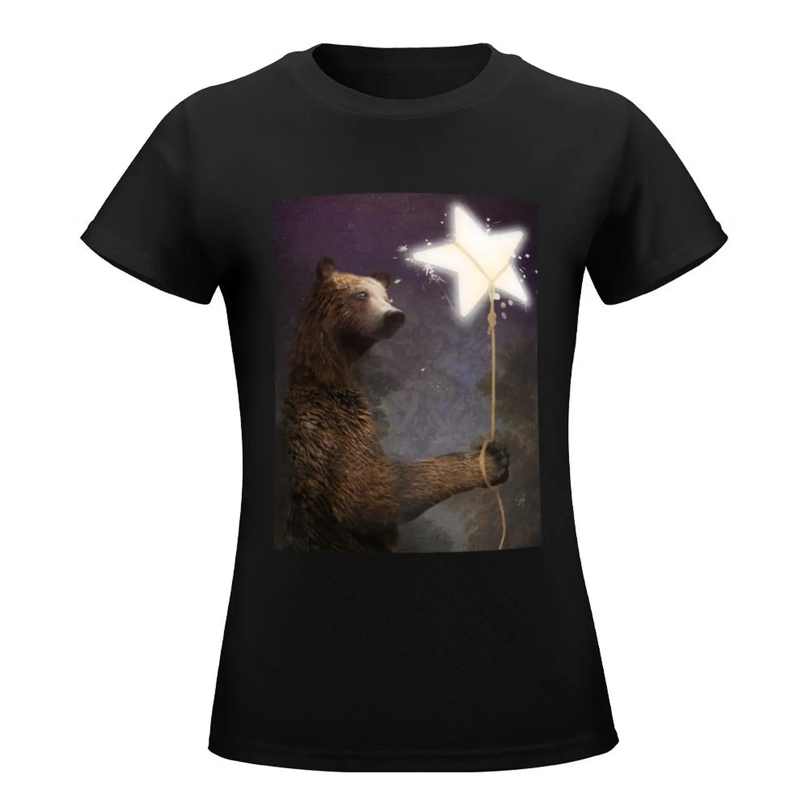 Wish upon a star T-Shirt Female clothing aesthetic clothes t shirt for Women