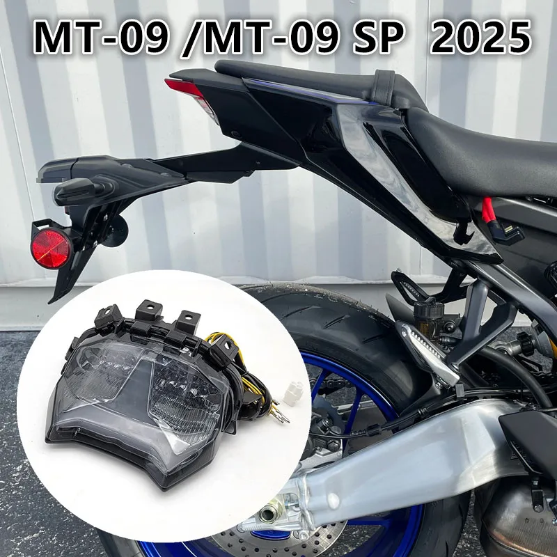 

For Yamaha MT09 2025 MT09 MT 09 SP Y-AMT 2024-2025 Rear Taillight Motorcycle Brake Turn Signal Integrated Tail Lights LED