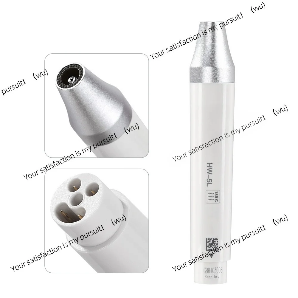 Dental ultrasonic piezoelectric scaling machine handle, suitable for SATELEC, DTE, WOODPECKER, EMS, VRN, 135 ° sterilizable